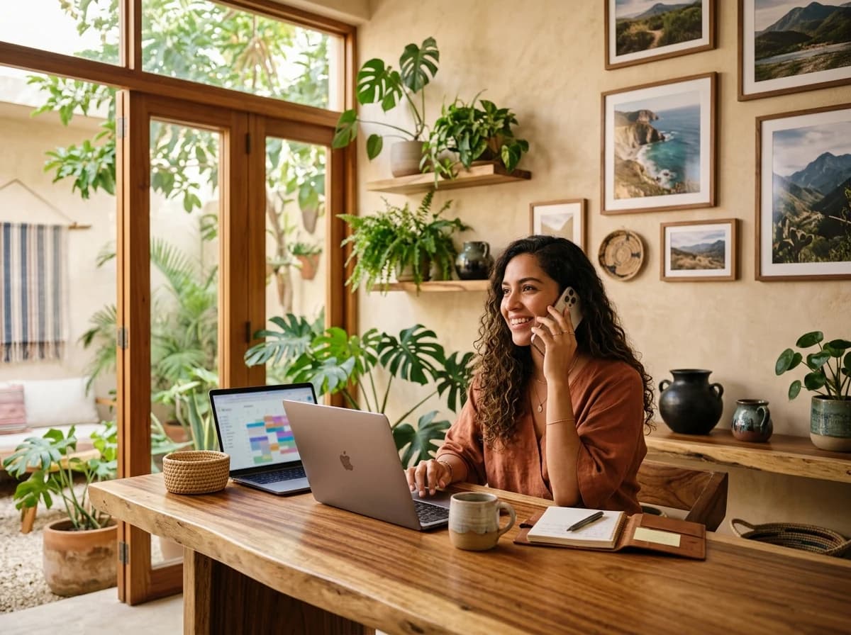 Reservations coordinator answering traveler inquiries and confirming live availability